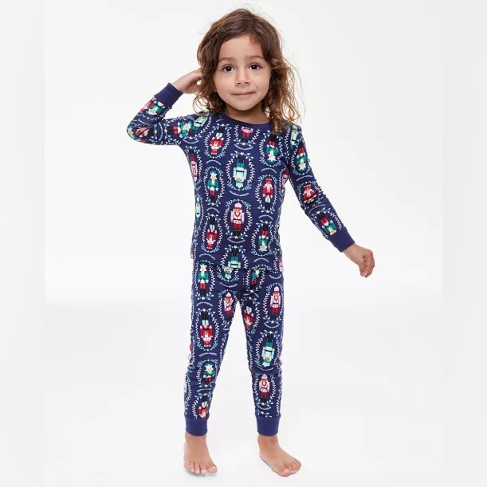 Holiday Lane Toddler Nutcracker Cotton Pajama Set NWT Size 2T